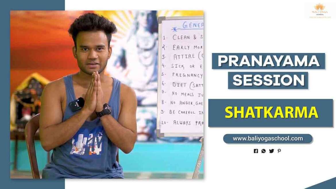 Pranayama Session Shatkarma - Bali Yoga School