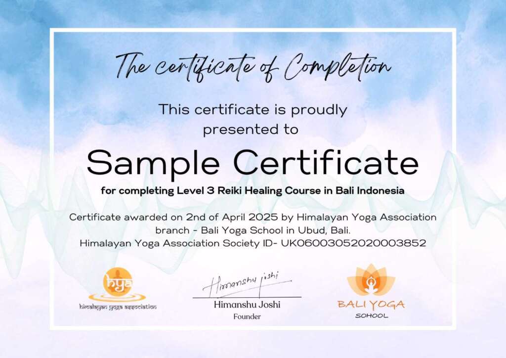 BYS reiki course level 3
