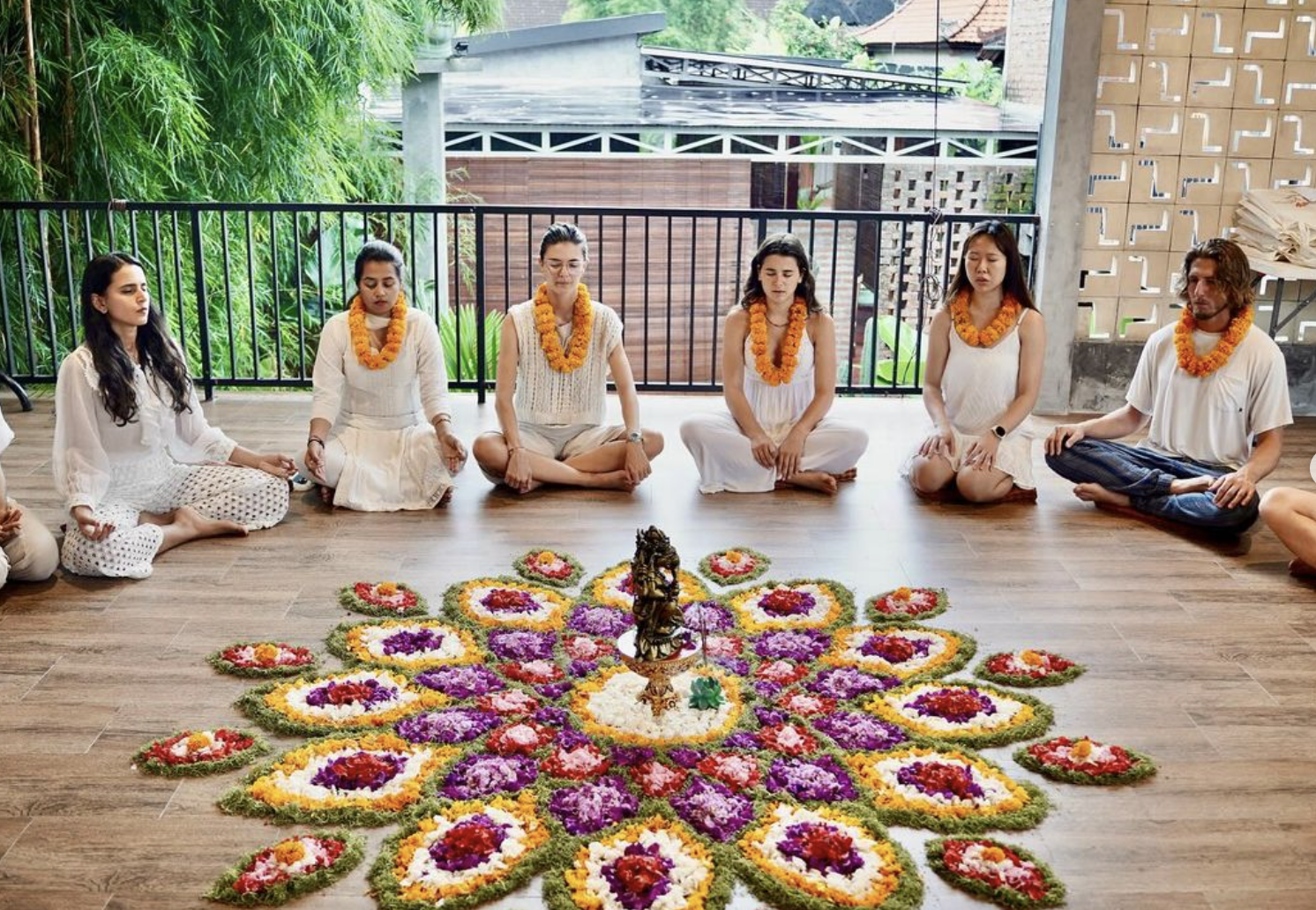 Meditation at Bali Yoga School
