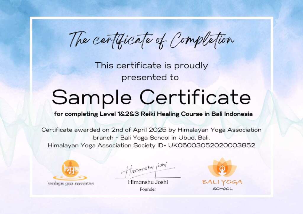 BYS Reiki course level 1&2&3