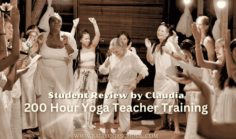 Student review by Claudia - 200 hour yoga teacher training in Bali Yoga School