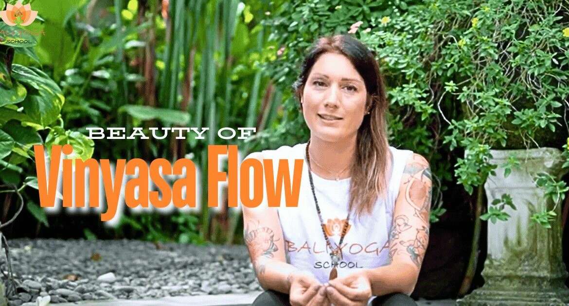 The beauty of vinyasa flow yoga