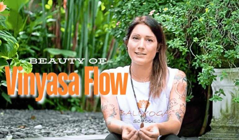 The beauty of vinyasa flow yoga