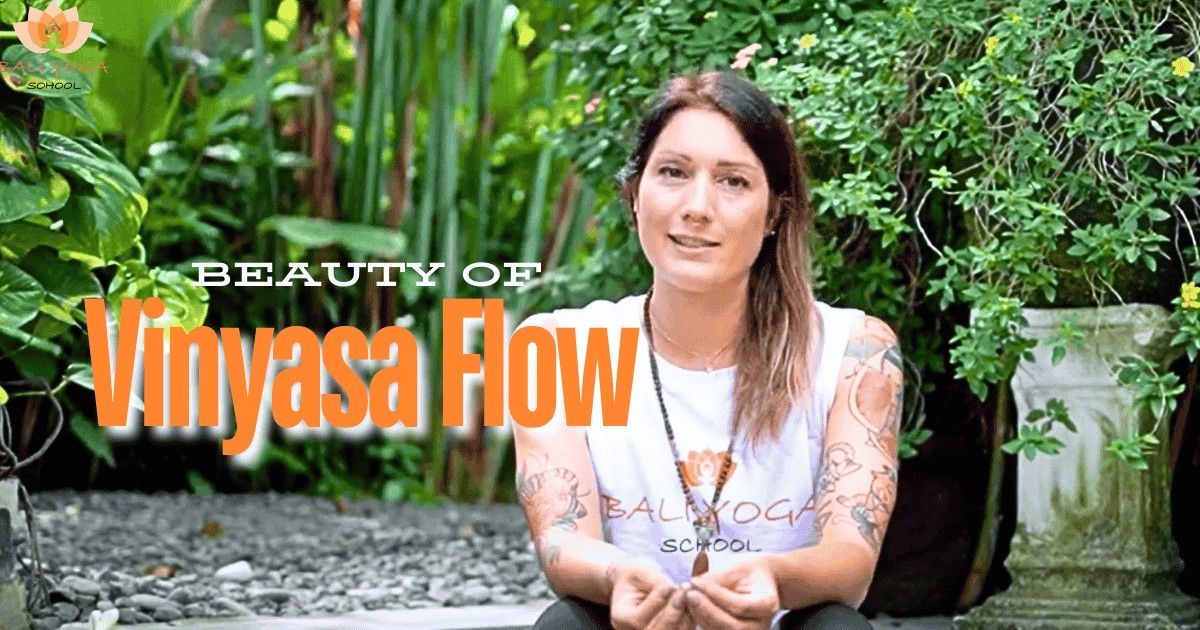 The beauty of vinyasa flow yoga