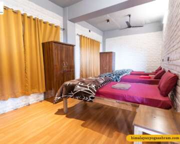 Yoga School in Rishikesh triple shared room 2