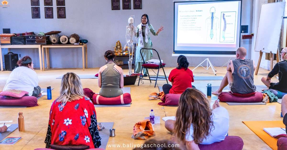 500 hour yoga teacher training in Rishikesh India - anatomy