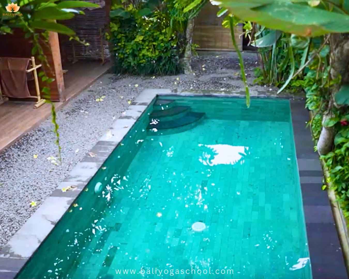 Bali Yoga School campus pictures swimming pool Bali Yoga School campus pictures swimming pool