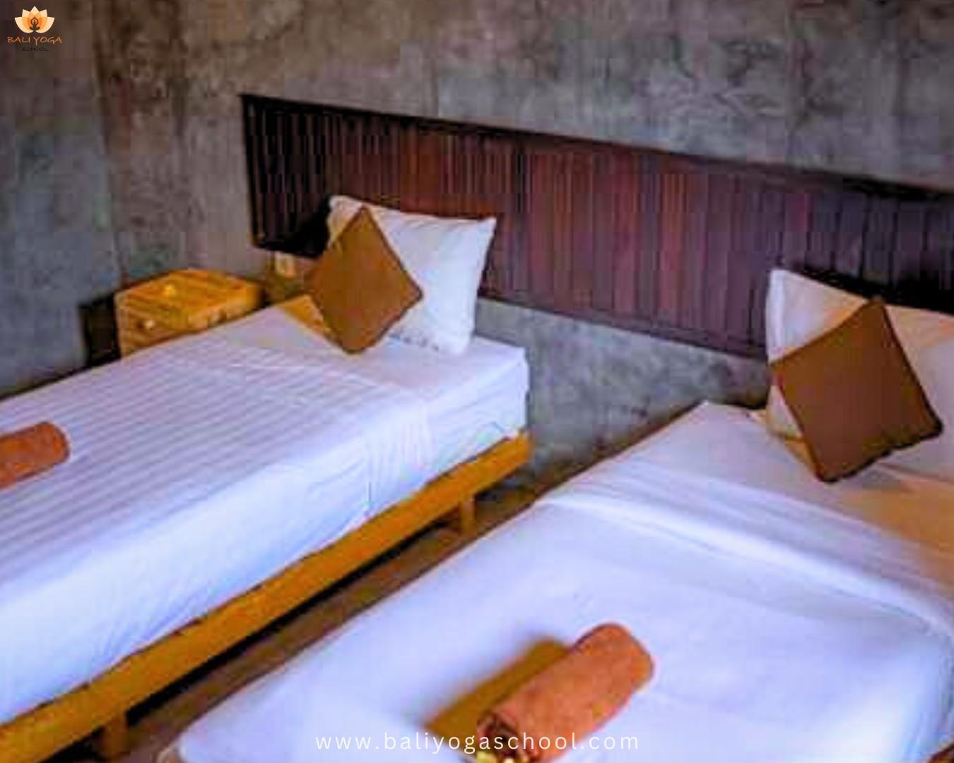 shared room picture Bali Yoga School shared room picture Bali Yoga School
