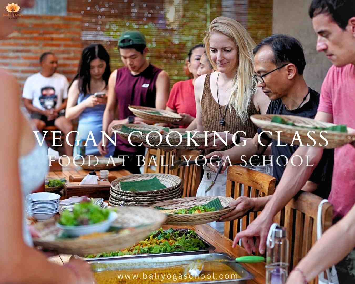 vegan food Bali Yoga School video in Bali