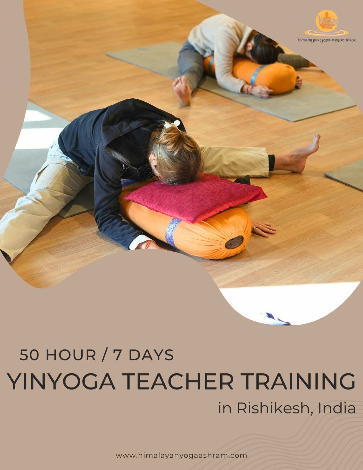 50 hour yin yoga teacher training in Rishikesh India HYA