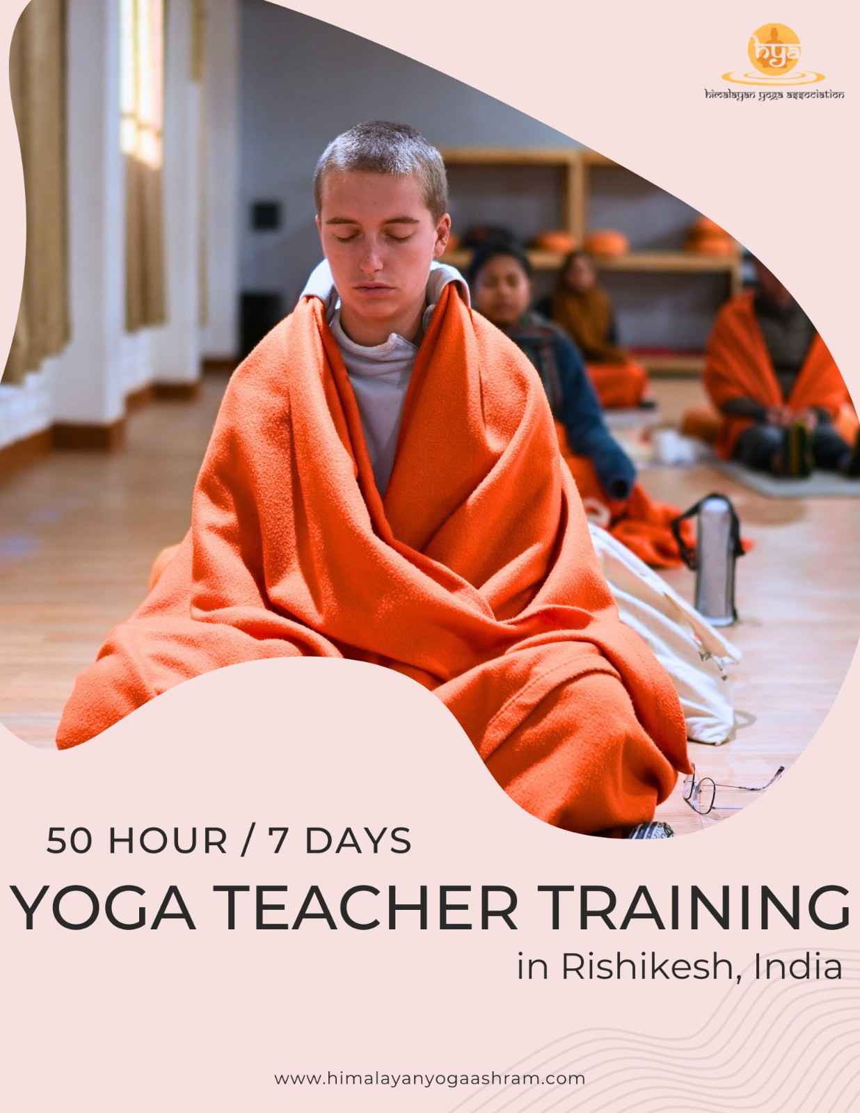 50 hour yoga teacher training in Rishikesh India HYA