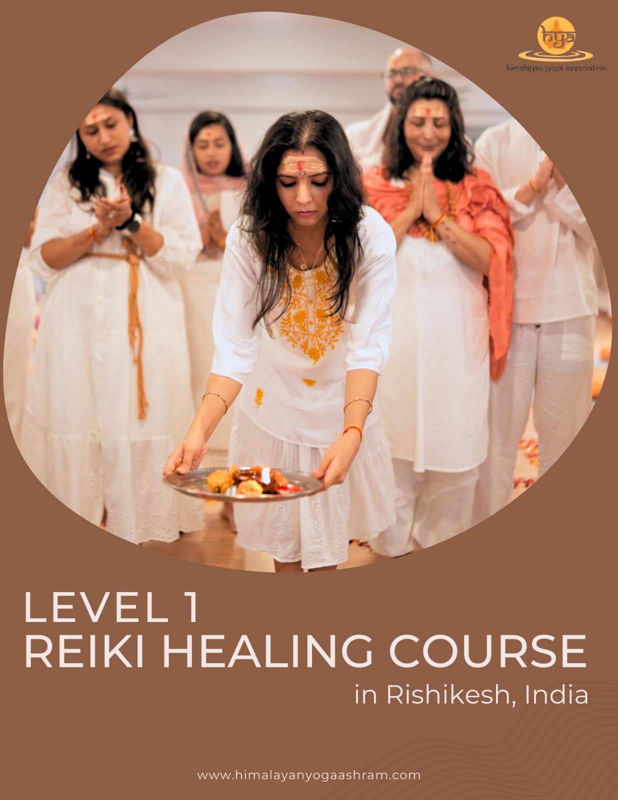 level 1 reiki healing course in Rishikesh India HYA