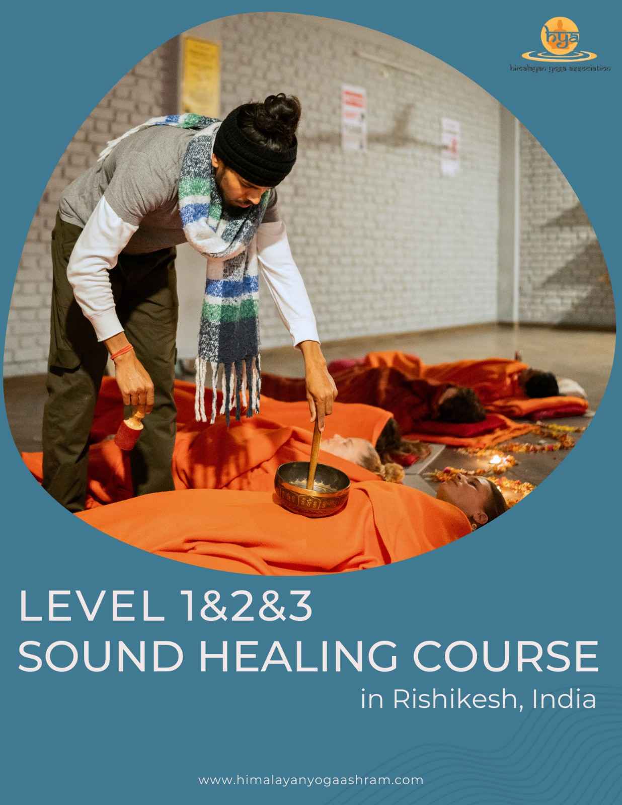 level 1&2&3 sound healing course in Rishikesh India HYA