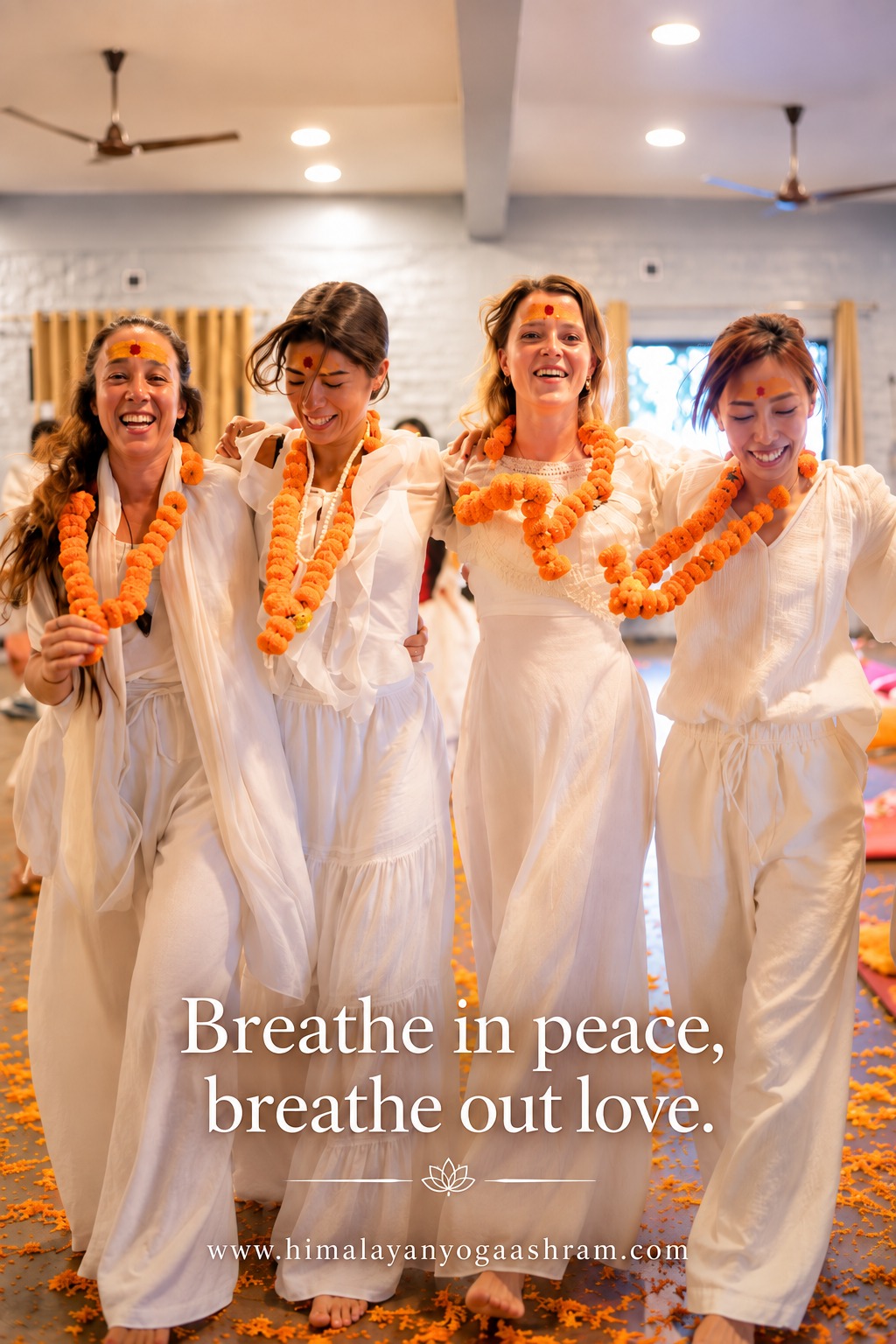 Yoga teacher training course offer at Himalayan Yoga Association in Rishikesh, India